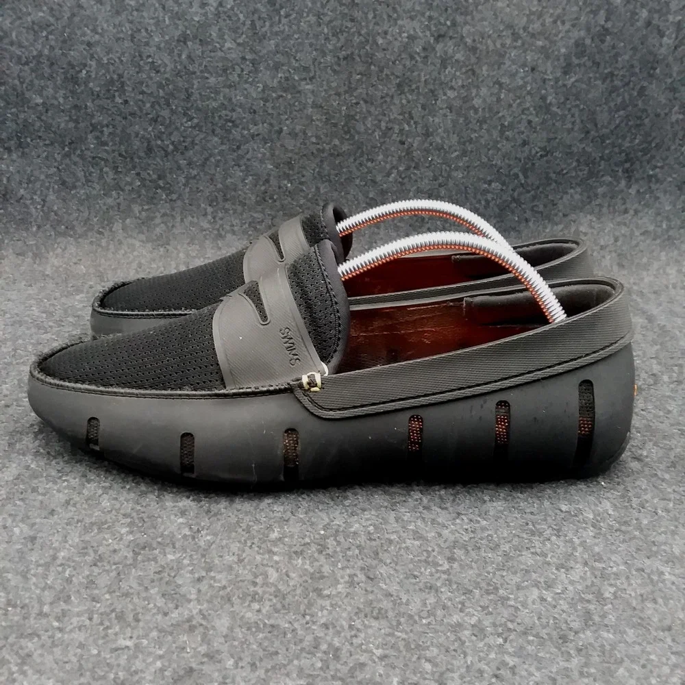 SWIMS Penny Loafers Slip-On Mesh Moccasins Classic Boat/Deck Shoes Men's Size 7‎